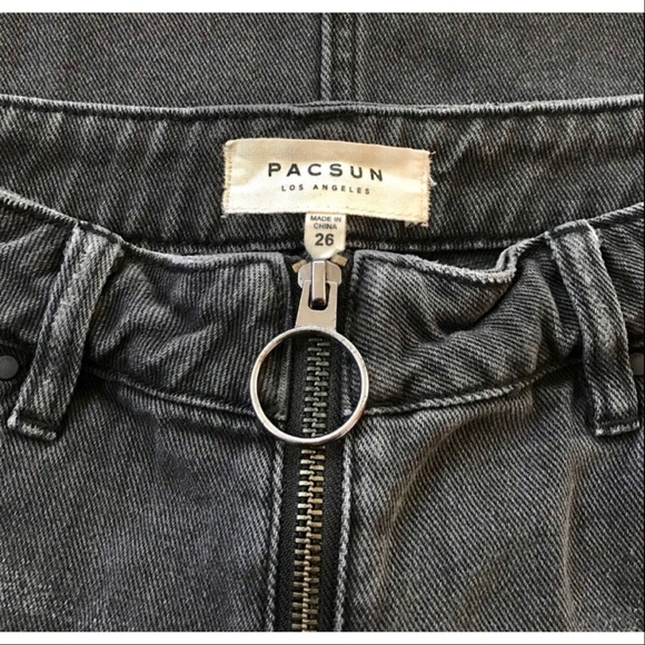 SOLD ✖️ PacSun Black Denim Skirt - Picture 5 of 6